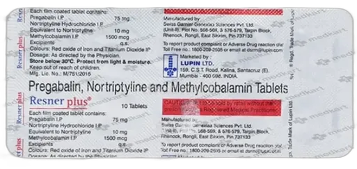 resner plus tablet 10's